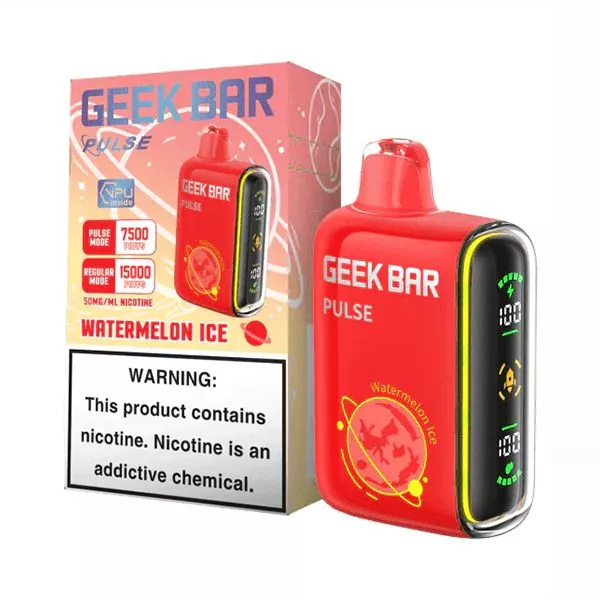 Watermelon Ice Geek Bar Pulse 15000 Disposable geek bar prices
